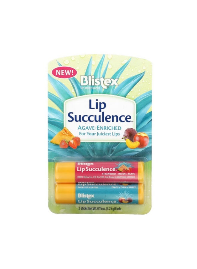 بليستكس بليستيكس نضارة الشفاه استوائي 2 قطعة 4.25 جرام لكل قطعة منهم - Image 1